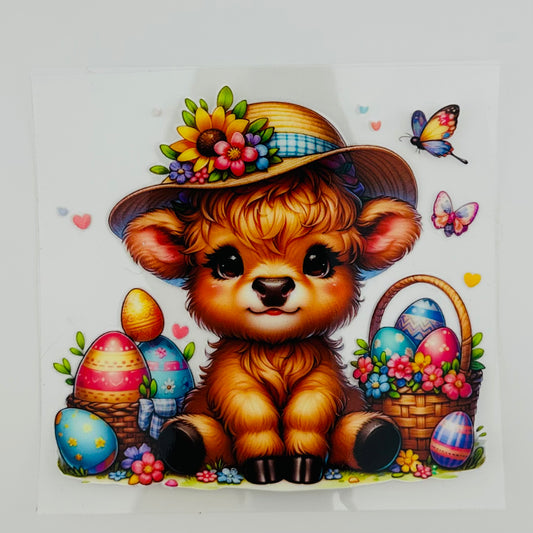 4x4 Easter Egg Cow Wrap