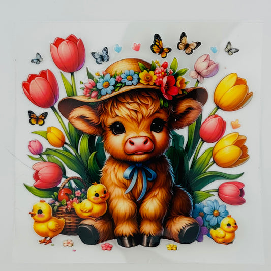 4x4 Easter Cow Wrap