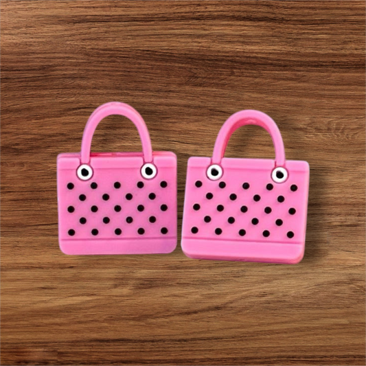 3D Light Pink Bag Focal Bead