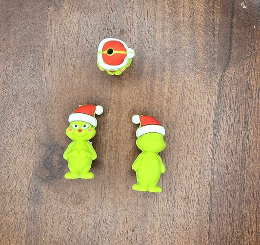 3D Green Friend Focal Bead