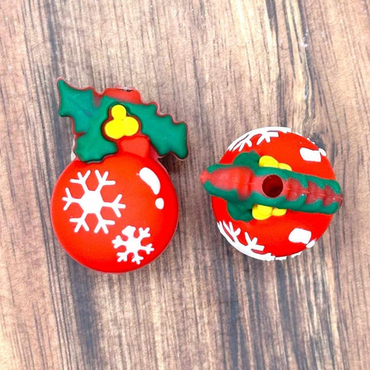 3D Christmas Ornament Focal Bead