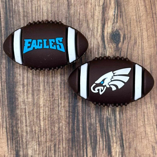 3D Team Football Focal Bead
