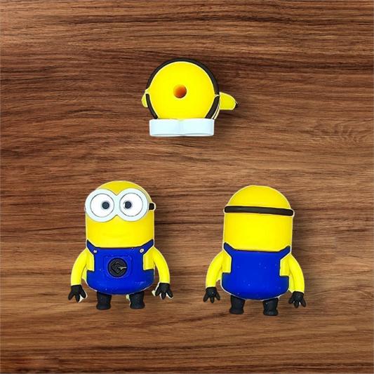 3D Silly Yellow Monster Focal Bead