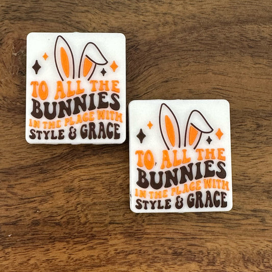 All The Bunnies With Style And Grace Focal Bead