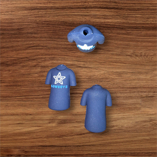 3D Football Shirt Focal Bead