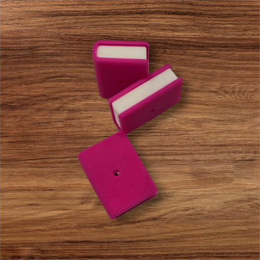 3D Magenta Book Focal Bead