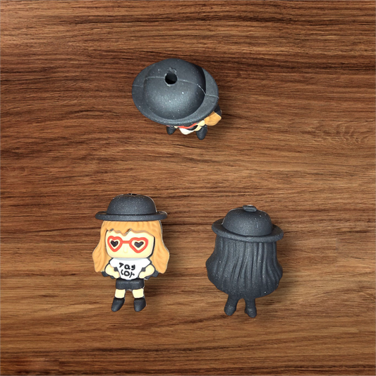 3D Girl Focal Bead